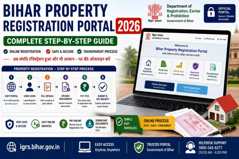 Bihar Property Registration 2026 – Complete Step-by-Step Guide