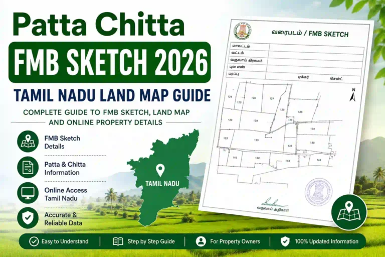 Patta Chitta FMB Sketch 2026 Tamil Nadu Land Map Guid